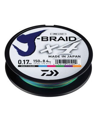 Daiwa J-Braid X4 Edition Multicoloured 300m