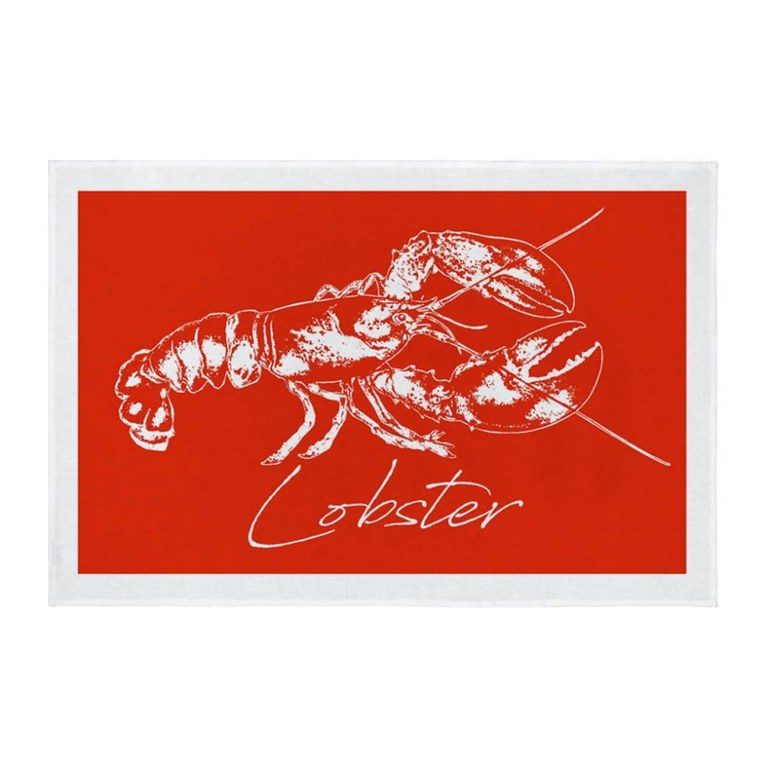 Fish Tea Towel Lobster