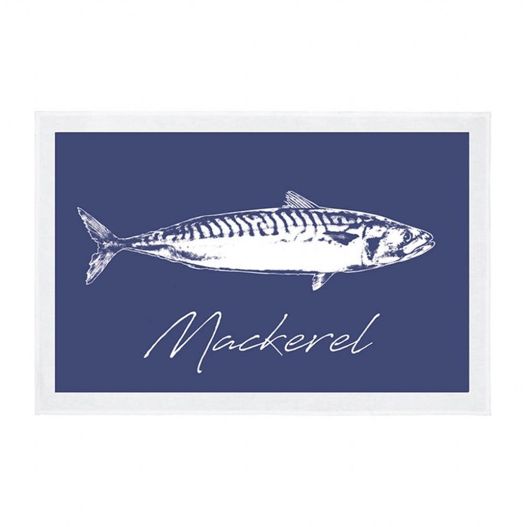 Fish Tea Towel Mackerel