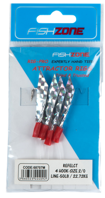 Fishzone Reflect 4 Hooks Size 2/0