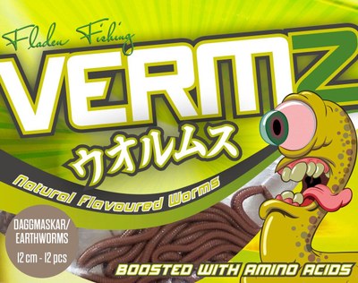 Fladen Vermz Worms Earthworm 12cm 