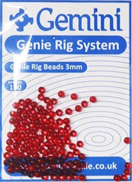 Gemini Genie Rig Bead Ruby Red