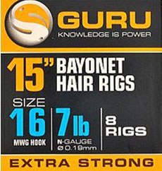 Guru Bayonet Hair 15" Rigs