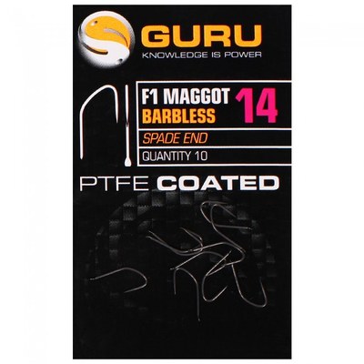 Guru F1 Maggot Hook Barbless