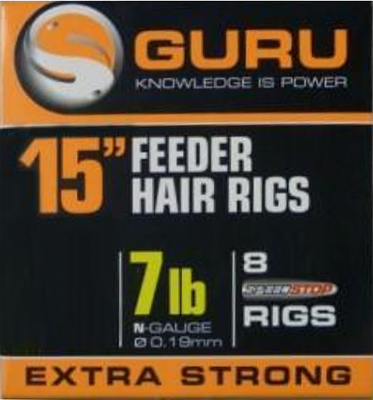 Guru Feeder Hair 15" Rigs With Speed Stops