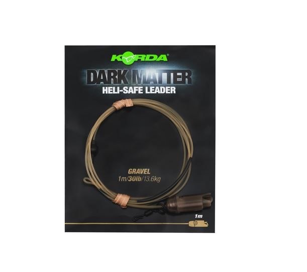 Korda Dark Matter Heli-Safe Leader 30lb 1m Gravel