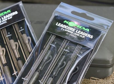 Korda Kable Leadcore Leaders Hybrid Lead Clip QC Swivel