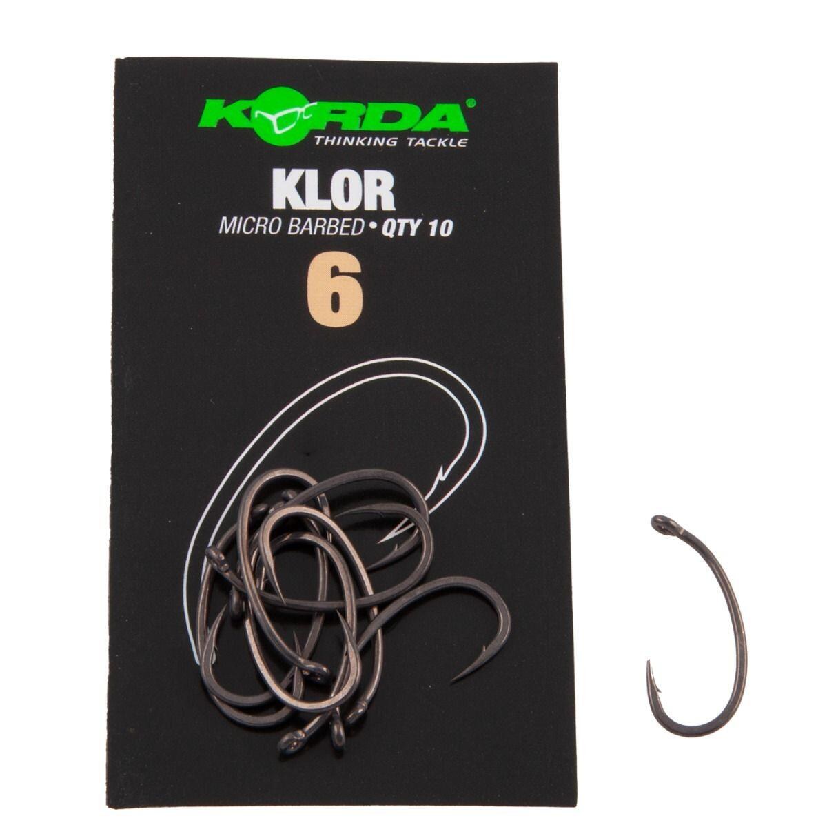 Korda Klor Barbed Hooks