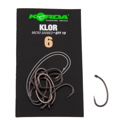 Korda Klor Barbed Hooks 