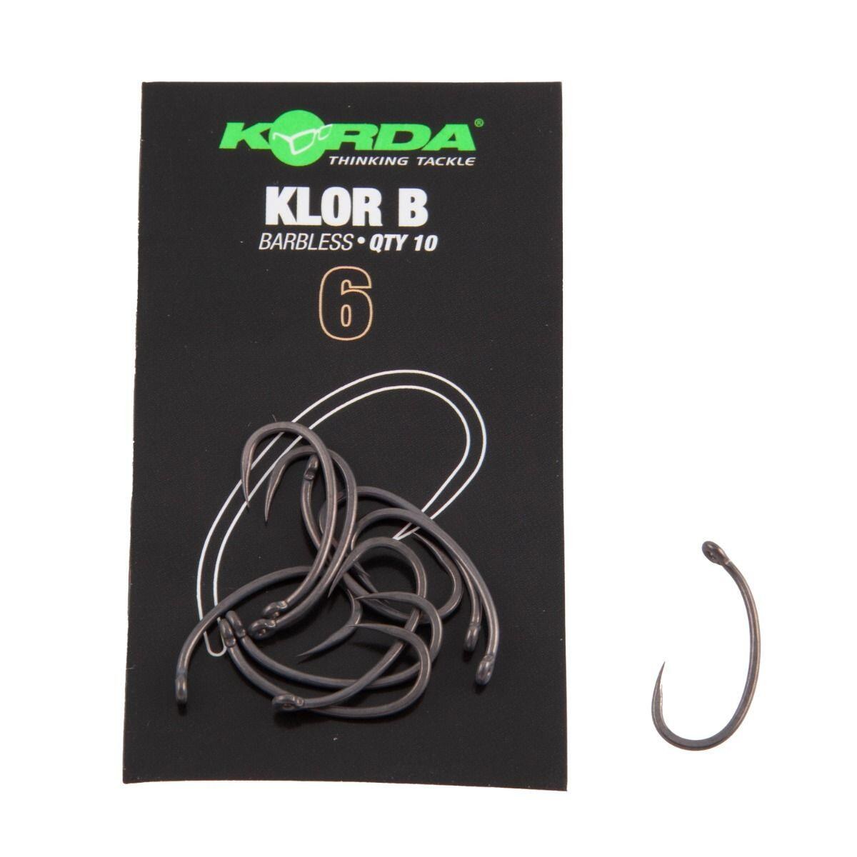Korda Klor Barbless Hooks