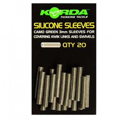 Korda Silicone Sleeves Camo Green