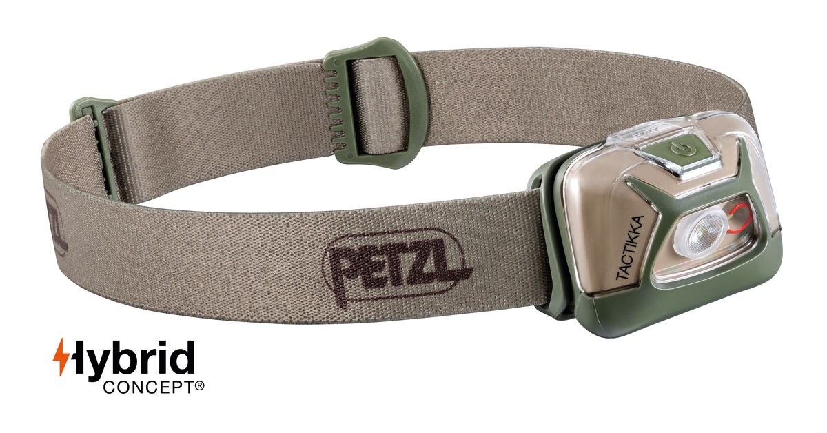 Petzl Tactikka 300 lumens Desert headlamp