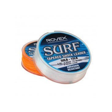 Rovex Surf Tapered Shock Leader Clear 