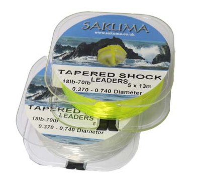 Sakuma Tapered Shock Leader 18-70lb Clear