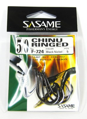 Sasame F-724 Chinu Ringed – Black Nickel