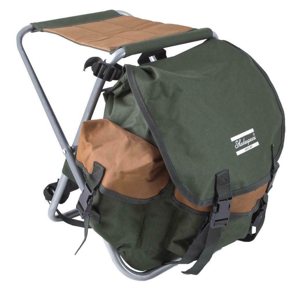 Shakespeare Folding Stool with Back Pack