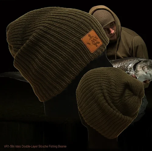 Vass Double-Layer Slouche Fishing Beanie