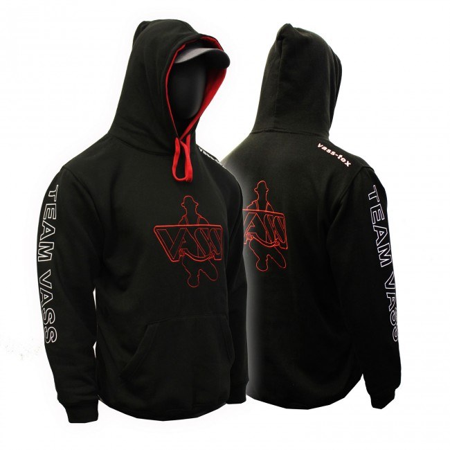 Vass Team Vass Two Tone Hoody Black/Red