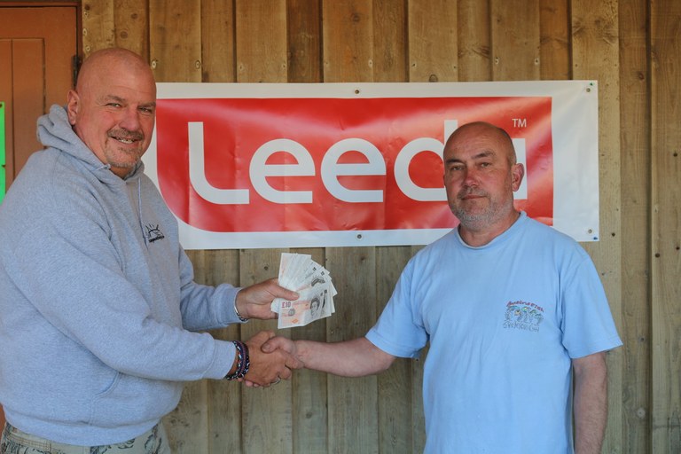 Gary Bowler winner of £250 for Longest Individual Fish a Plaice of 45cm