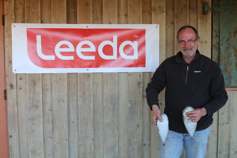 Bob Smith winner of the Leeda Flatfish Comp