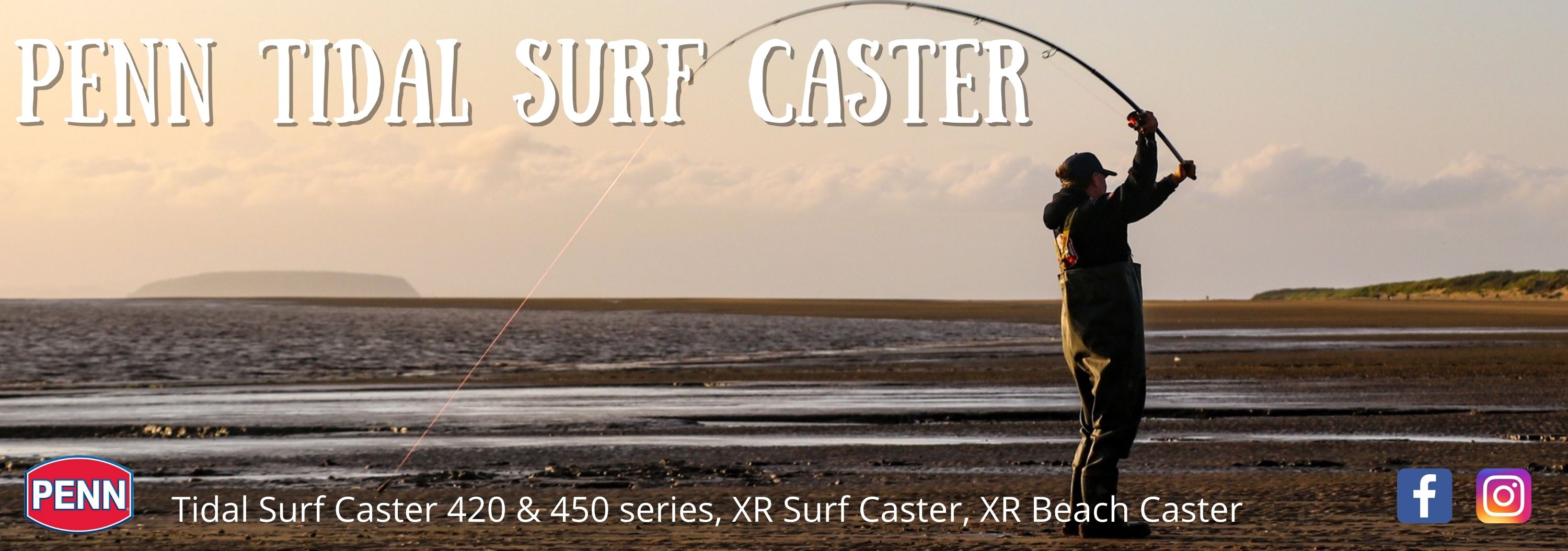 Penn Tidal Surf Caster, XR Surf Caster and XR Beach Caster